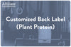 Customized Back Label (Plant Protein)