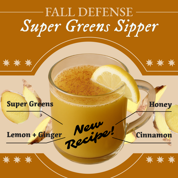 Fall Defense Super Greens Sipper