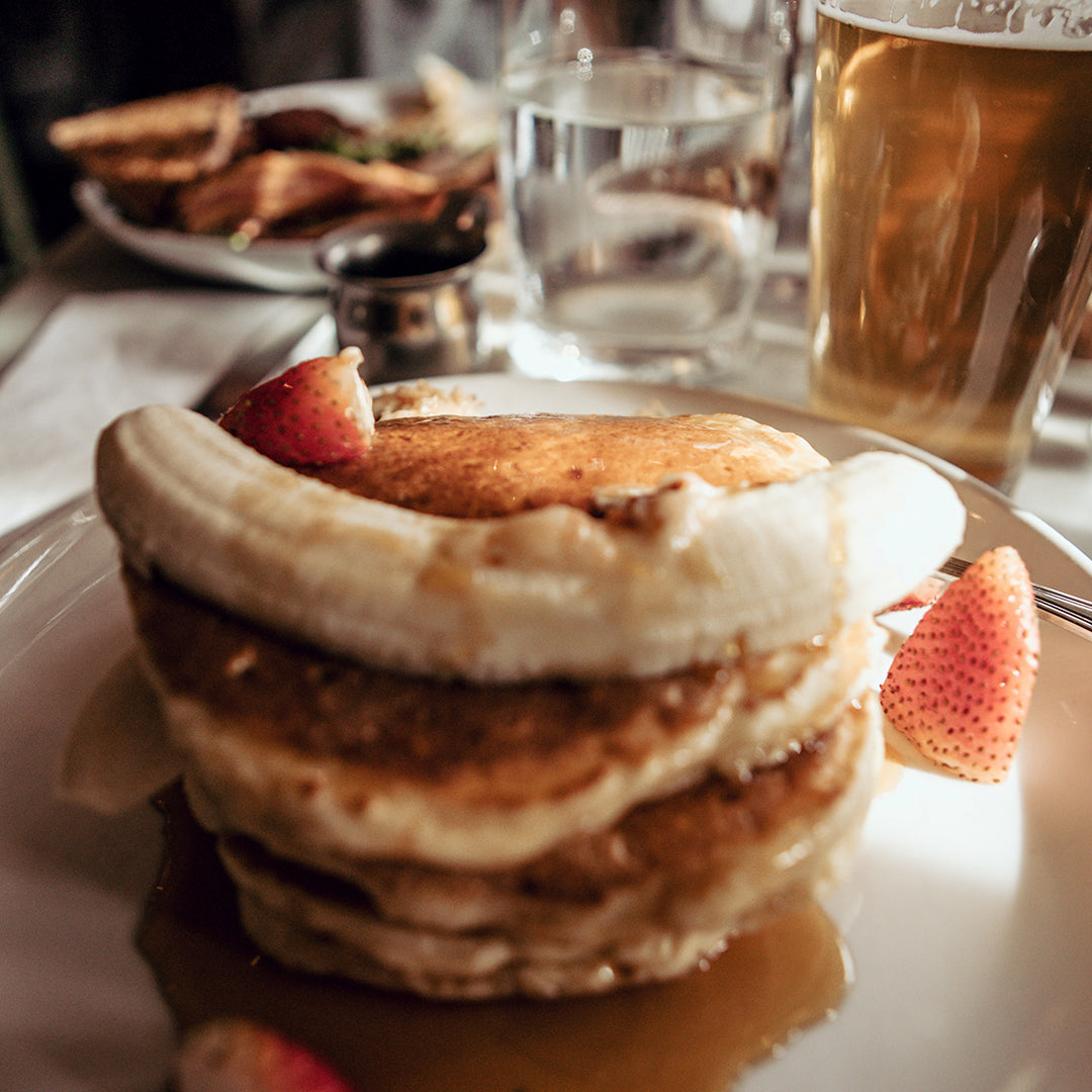 Chocolate Banana Protein Pancakes Recipe